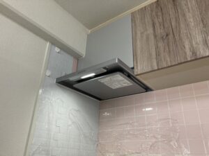 兵庫キッチン取付け隊　ターボファンフードの取替　施工後